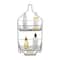 Bath Bliss Matte Black 2 Tier Aztec Shower Caddy